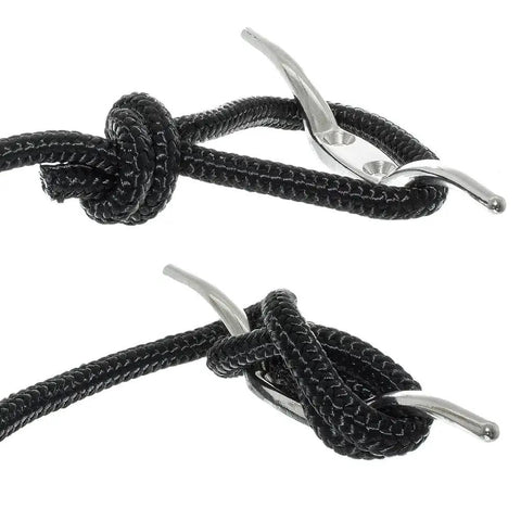 Rope Cleats 6 Inch Heavy Duty Marine Dock Cleats 2 Pack For Securing Tarps Covers Awnings And More On Boats Docks And Yards Built For Weather Resistant Use And Easy Tie Down Made In USA.