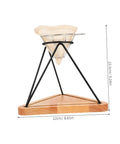 Heavy Duty Reusable Stainless Steel Coffee Filter Holder With Secure Drip Rack And Premium Filter Cloth Set, 23.5cm tall.