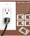 24 Pack Wall Outlet Fix Plugs Transparent Socket Fixers for Loose Outlets shown fixing sockets with anti-fall out feature.