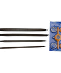 Fabulettas Six-Piece PPR Pipe Bender Spring And Manual Threader Tool Kit For Plastic Conduit showing four coil springs and threading tools.