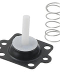 Mercury Outboard Fuel Pump Repair Kit For 80 100 115 125 HP Motors, featuring black diaphragm and metal spring in white background