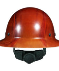 Kevlar Fiber Full Brim Hard Hat With 6 Point Ratchet Suspension for Construction Safety Jobsite Ready, front view.