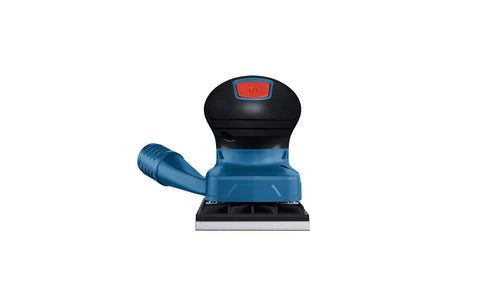 12V Max Brushless Orbital Finishing Sander Cordless With Dust Bag Quarter Sheet And Third Sheet Bare Tool front view