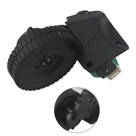 Left And Right Replacement Wheel Set For Robot Vacuums D520 C50 G50 G50E P10 Haier HSR Black Plastic Durable Tread