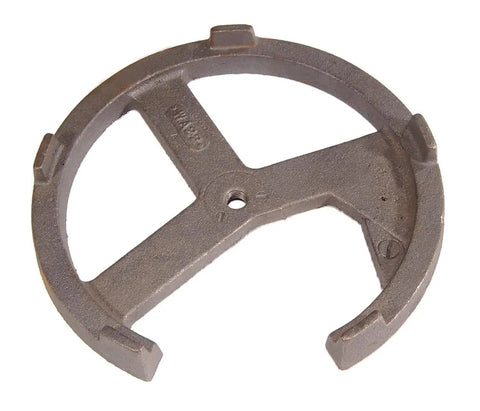 Heavy Duty Floor Lamp Counterweight Loader, Nine And A Half Inch Diameter, Five Pound Cast Iron Sturdy Base Weight To Keep Big Lamps Upright
