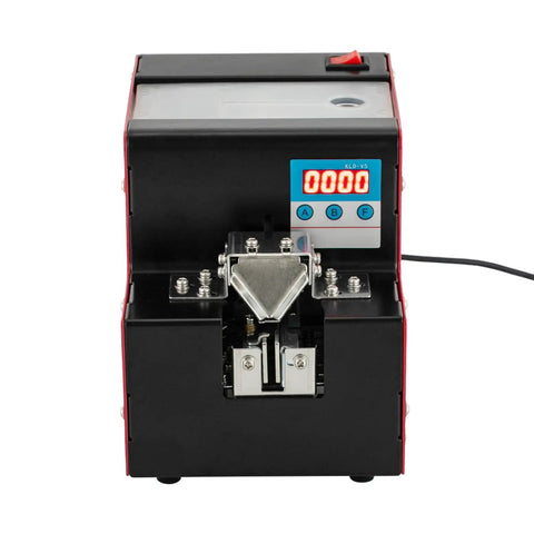 Front view of Auto Feed Screw Feeder Machine With Five Speed Settings And Dual Counting Modes For M1.0 To M5.0 Screws.