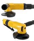 Kickass 4 Inch Pneumatic Angle Grinder Heavy Duty Air Powered Cutting Tool With Swappable Grinding Wheel For Tough Jobs