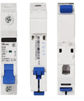 Beefy 125A 100A 80A Miniature Circuit Breaker With Ground Fault Protection For Ac 230V And Dc 60V Two Pole Electrical safety switch