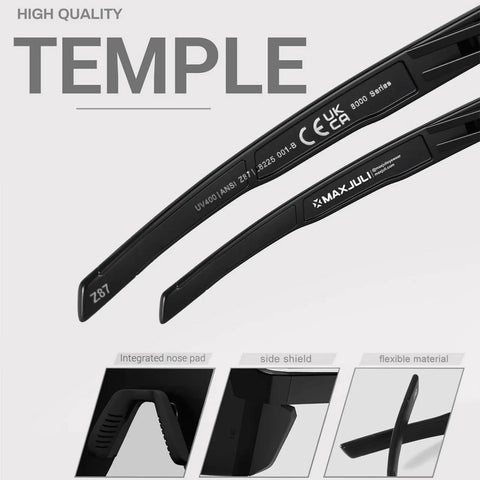 Sick Fit Sunglasses For Big Wide Heads Built With Bulky Tr90 Frames And Pitch Black Tints To Deliver Pro Uv400 Shielding Zero Pressure Comfort And Deadset Impact Resistant Durability