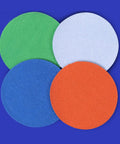 High Performance Flocking Hook And Loop Sanding Discs For Electric Sanders Includes 3000 Grit And 5000 Grit Wet Dry Blending Paper Pads set of 4 colored discs