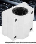 Aluminum Alloy Linear Motion Pillow Block Bearing With Closed Housing Built Tough For Smooth Low Friction High Speed Operation Ball Bearing Slide Block 25mm Bore SCS25UU