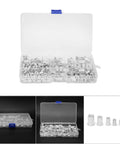 Heavy Duty Aluminum Rivet Nut Kit M3 Through M8 Threaded Inserts with plastic storage case displaying 150 piece fastener set