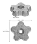 Heavy Duty Aluminum Cylinder Regulator Handwheel 6 Pack Hexagonal Valve Handle For Gas Bottles With High Torque Grip And Slip Proof Design Making Industrial Maintenance A Breeze, 6cm