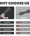 Comparison of 20Pcs Quick Connect Wire Connectors Set For LED Strip Lights Low Voltage No Stripping 2 Pin Solderless Plug