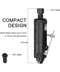 No Nonsense Air Die Grinder Crushing It At 22000 Rpm with compact design, 1/4 and 1/8 inch collets for tight spaces.