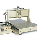 Beefy 4 Axis USB CNC 6090 Router Ball Screw Milling Machine Engraver for Wood, Aluminum, and Acrylic with Handwheel, VFD Upgrade