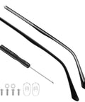 All In One Eyeglass Repair Kit With Screws And Screwdrivers For Frames And Arms Universal Replacement Temples Hinges And Nose Pads Quick Fix Set With Multi Bit Driver And Spare Parts visible