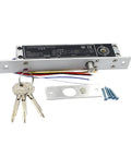 Rock Solid DC12V Electric Drop Bolt Lock With Manual Override Cylinder For Door Access Control components with keys and screws