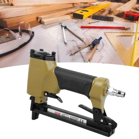 Badass Pneumatic Brad Nailer And Knockout Mini Air Stapler Nail Gun For Woodworking Interior Trim Plus Carpentry Gear Diy Tasks Killer Performance No Hassle Setup