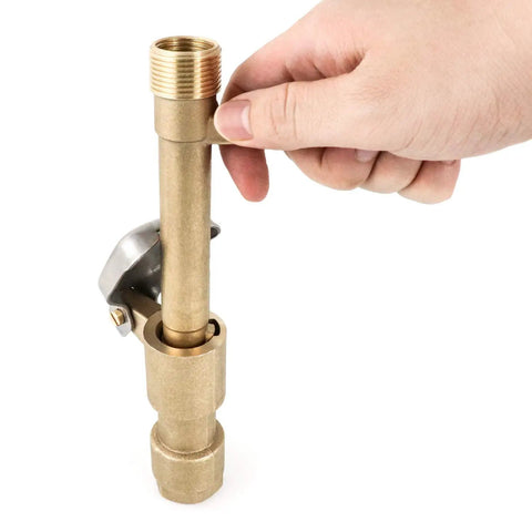 Brass Quick Coupler Valve Key Set For 3/4 Inch Quick Couplers Go To Yard Irrigation Tool For Easy Hookups Durable Rust Resistant One Piece Construction