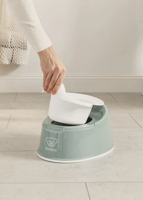 Ditch The Diapers And Grab This Hassle Free Portable Potty Training Seat For Toddlers Easy Clean Compact Child Toilet Chair Travel Ready Bpa Free Plastic In Deep Green And White