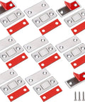 Ultra Slim Cabinet Door Magnets 8 Pack With 10 Lb Magnetic Catch For Cabinets Drawers Closets Sliding Doors Cupboards