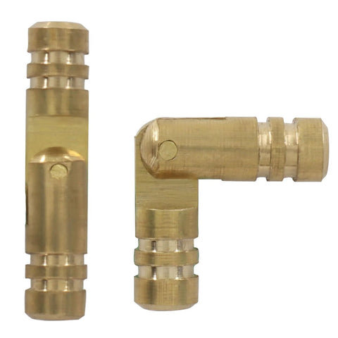 Concealed Brass Barrel Hinges Set For Jewelry Boxes And Woodworking Projects 50 Pieces 25x5mm Gold Brass Invisible Hinges