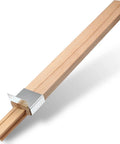 Killer Strength Wood Drawer Slides 16 Inch Bottom Mount Heavy Duty Beech Hardwood With Steel Glides No Sweat Installation For DIY Fixes Smooth Gliding Performance Beast Mode Action 1 Pack side view of beech hardwood drawer slide with steel glides.