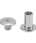 Heavy Duty M5 Rivet Nuts 50 Pack Stainless Steel Flat Head Insert Kit showing flat head and threaded design for secure fastening.
