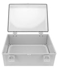 Tough As Nails Outdoor Junction Box With Transparent Cover And Buckle IP66 Weatherproof ABS Enclosure open view