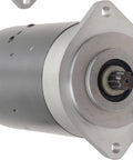 12V DC Motor 0.8KW Replacement For Fenner MF4046 W8046 Aftermarket Motor With OEM Style Specs, front view showing shaft and housing