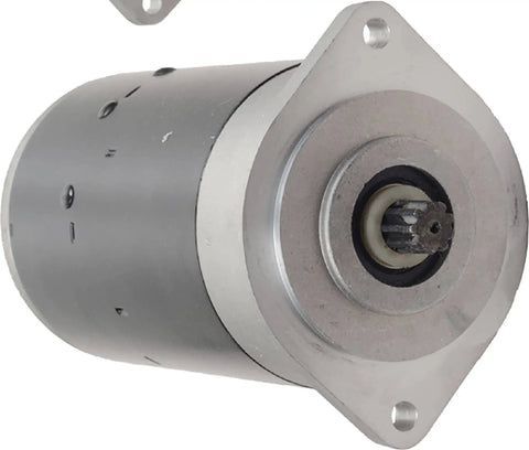 12V DC Motor 0.8KW Replacement For Fenner MF4046 W8046 Aftermarket Motor With OEM Style Specs, front view showing shaft and housing