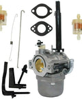 Top Shelf Replacement Carburetor For Portable Generators And Electric Chainsaws with fuel filters and mounting accessories.
