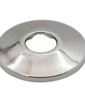 Traditional Pedestal Lavatory Kit With Cross Handles In Polished Chrome For A Clean No Fuss Bathroom Upgrade Includes Compression Angle Stops Adapters Bullnose Risers Sure Grip Flanges And All Necessary Hardware polished chrome flange