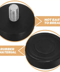 Close-up of M10 Thread Rubber Furniture Feet Set With Antivibration Protection, highlighting durable rubber material