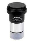 2x Barlow Lens for 1.25 Inch Eyepieces With M42 Thread, Multi Coated Broadband Green Film, Telescope Accessory shown close-up