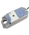 Rock Solid Rotary Air Damper Actuator AC 24 Volts Three Position Control With Thirty Five Newton Meter Torque close-up view showing detail and design.