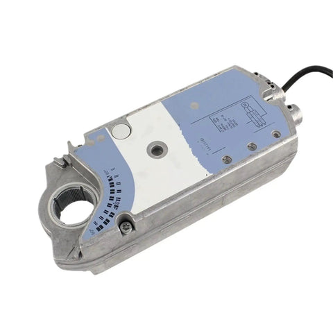 Rock Solid Rotary Air Damper Actuator AC 24 Volts Three Position Control With Thirty Five Newton Meter Torque close-up view showing detail and design.