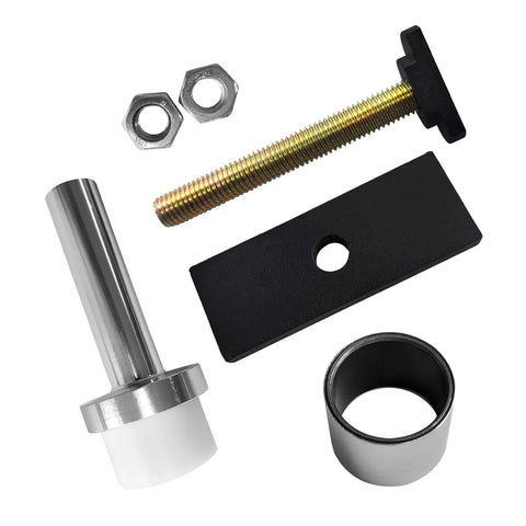 Heavy Duty Front CV Axle Bushing And Needle Bearing Puller Tool Kit Fits Toyota Tacoma 2005 To 2018 4Runner 2003 To 2018 FJ Cruiser 2007 To 2014 8 Inch Clamshell OEM 18195 Remover Set with steel bolt, nuts, and press sleeve