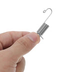 Top Notch 12-Piece Mini Stainless Steel Extension Springs Kit With Secure Hooks And Wire Pulling Clips For Quick Graphic Swaps On Display Boards Perfect For Shop Repairs And Tough Industrial Jobs With Durable Galvanized Metal For Maximum Stability, hand-held spring