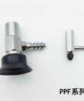 Heavy Duty PFYK Pneumatic Vacuum Suction Cup with large nitrile silicone nozzle, designed for industrial manipulators.