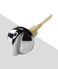 Oil Dipstick Replacement For 50cc 70cc 90cc 110cc 125cc Horizontal Engines In ATVs Quads Go Karts Dirt Bikes And Motorcycles 68mm Deep Reach Accurate Oil Level Check Easy Install Durable Aftermarket Parts, chrome cap and 68mm length shaft.
