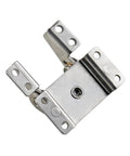 Dual-axis torque hinge, stainless steel cabinet hardware, 360-degree rotation, 1 piece