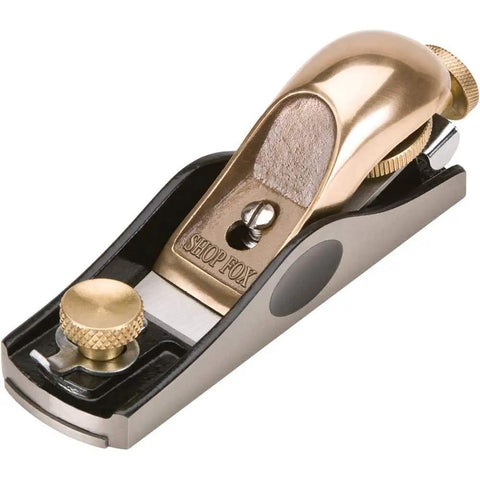 Adjustable Block Plane With 1-3/8 Inch Blade For Woodworking, 6-Inch Hand Plane With Bronze And Cast Iron Build