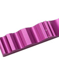 Two Pack Bike Fork Vise Clamp And Axle Spindle Repair Tool Set shown in anodized aluminum finish