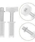 Bi Fold Door Repair Kit Four Pieces Top Guide Roller Pivot Hinge Universal Bifold Closet Door Hardware Upgrade Easy Install Makes Repairs A Snap Handymen Replacing Old Broken Parts Cost Effective Solution Fix It Now Smooth Run Forever, white rollers