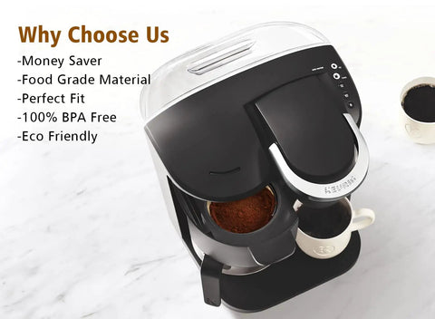 K Duo Compatible Reusable Coffee Filter For K Duo Essentials And K Duo Brewers Carafe Basket in coffee maker