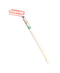 Heavy Duty Cutting Scythe For Kudzu And Vines, 450 mm Cobb Pattern, Made In Japan with wooden handle and blade label.