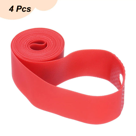 4 Pack 20mm PVC Rim Tape For 20 Inch Wheels, Tire Liner Protector, Anti Scratch Rim Guard, Lightweight Wheel Liner
