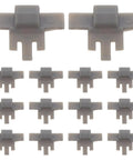 40Pcs Cabinet Door Hinge Restrictor Clips Soft Close Angle Limiter For 86 Degree Opening Durable Plastic Hinges